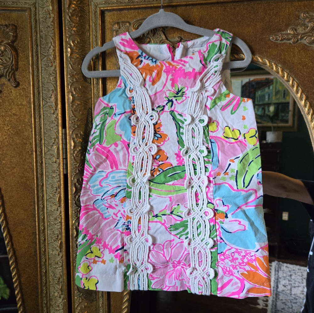 Lilly Pulitzer Pink Floral Dress